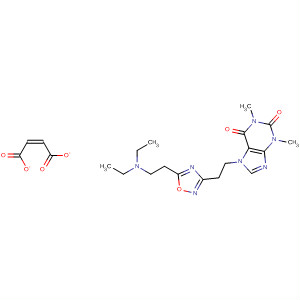 1H-Purine-2,6-dione,7-[2-[5-[2-(diethylamino)ethyl]-1,2,4-oxadiazol-3-yl]ethyl]-3,7-dihydro-1,3-dimethyl-, (2Z)-2-butenedioate (1:1)