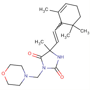 2,4-Imidazolidinedione,5-methyl-3-(4-morpholinylmethyl)-5-[2-(2,6,6-trimethyl-2-cyclohexen-1-yl)ethenyl]-