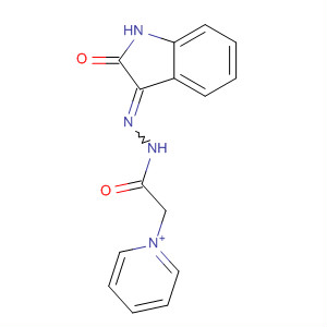 Pyridinium,1-[2-[(1,2-dihydro-2-oxo-3H-indol-3-ylidene)hydrazino]-2-oxoethyl]-