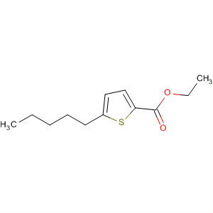 2-Thiophenecarboxylic acid, 2,5-dihydro-5-pentyl-, ethyl ester, trans-