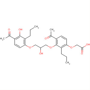 Acetic acid,[4-acetyl-3-[3-(4-acetyl-3-hydroxy-2-propylphenoxy)-2-hydroxypropoxy]-2-propylphenoxy]-