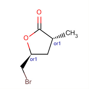 2(3H)-Furanone, 5-(bromomethyl)dihydro-3-methyl-, trans-