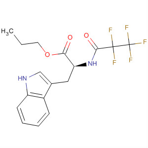 Tryptophan, N-(2,2,3,3,3-pentafluoro-1-oxopropyl)-, propyl ester