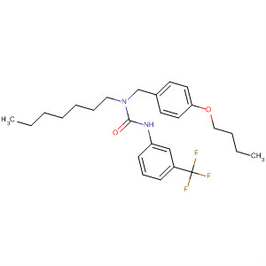 Urea, N-[(4-butoxyphenyl)methyl]-N-heptyl-N'-[3-(trifluoromethyl)phenyl]-