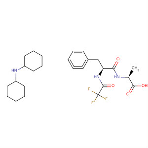 Alanine, 2,3-didehydro-N-[N-(trifluoroacetyl)-L-phenylalanyl]-, compd.with N-cyclohexylcyclohexanamine (1:1)