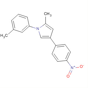 1H-Pyrrole, 2-methyl-1-(3-methylphenyl)-4-(4-nitrophenyl)-