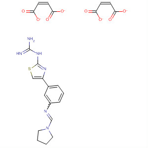 Pyrrolidine,1-[[[3-[2-[(aminoiminomethyl)amino]-4-thiazolyl]phenyl]imino]methyl]-,(2Z)-2-butenedioate (1:2)