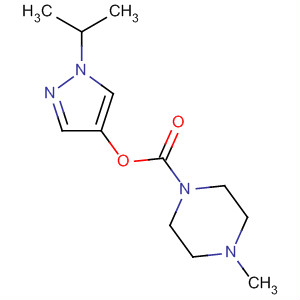 1-Piperazinecarboxylic acid, 4-methyl-,1-(1-methylethyl)-1H-pyrazol-4-yl ester