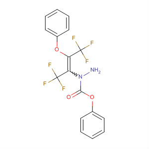 Ethanehydrazonic acid,2,2,2-trifluoro-N-(2,2,2-trifluoro-1-phenoxyethylidene)-, phenyl ester