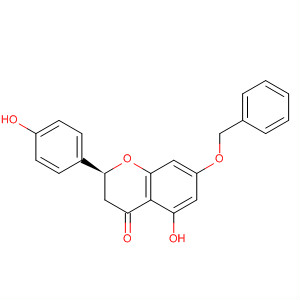 4H-1-Benzopyran-4-one,2,3-dihydro-5-hydroxy-2-(4-hydroxyphenyl)-7-(phenylmethoxy)-, (S)-