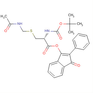 L-Cysteine, S-[(acetylamino)methyl]-N-[(1,1-dimethylethoxy)carbonyl]-,1-oxo-2-phenyl-1H-inden-3-yl ester