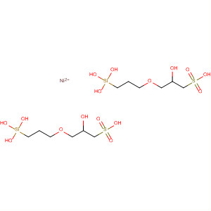 1-Propanesulfonic acid, 2-hydroxy-3-[3-(trihydroxysilyl)propoxy]-,nickel(2+) salt (2:1)