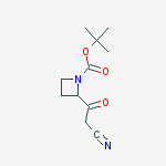 Tert-butyl 2-(2-cyanoacetyl)azetidine-1-carboxylate