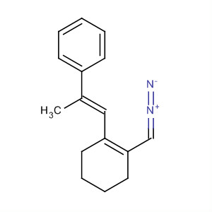 Benzene, [2-[2-(diazomethyl)-1-cyclohexen-1-yl]-1-methylethenyl]-, (E)-