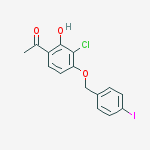 Ethanone, 1-[3-chloro-2-hydroxy-4-[(4-iodophenyl)methoxy]phenyl]-