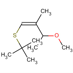1-Butene, 1-[(1,1-dimethylethyl)thio]-3-methoxy-2-methyl-, (Z)-
