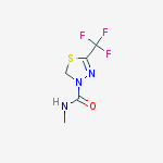 1,3,4-Thiadiazole-3(2H)-carboxamide, N-methyl-5-(trifluoromethyl)-