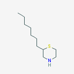 Thiomorpholine, 2-heptyl-