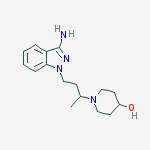 4-Piperidinol, 1-[3-(3-amino-1H-indazol-1-yl)-1-methylpropyl]-