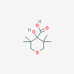 2H-Pyran-4-carboxylic acid, tetrahydro-4-hydroxy-3,3,5,5-tetramethyl-