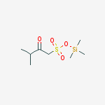 1-Butanesulfonic acid, 3-methyl-2-oxo-, trimethylsilyl ester