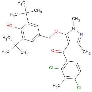 Methanone,[5-[[3,5-bis(1,1-dimethylethyl)-4-hydroxyphenyl]methoxy]-1,3-dimethyl-1H-pyrazol-4-yl](2,4-dichloro-3-methylphenyl)-