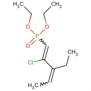 Phosphonic acid, (2-chloro-3-ethyl-1,3-pentadienyl)-, diethyl ester