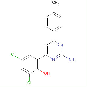 Phenol, 2-[2-amino-6-(4-methylphenyl)-4-pyrimidinyl]-4,6-dichloro-