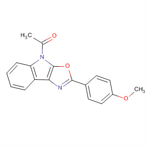 4H-Oxazolo[5,4-b]indole, 4-acetyl-2-(4-methoxyphenyl)-