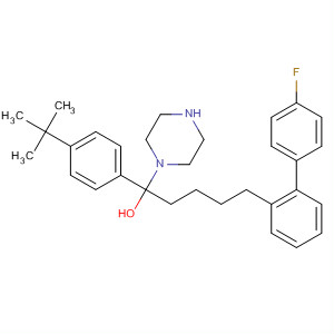 1-Piperazinebutanol,a-[4-(1,1-dimethylethyl)phenyl]-4-[(4-fluorophenyl)phenylmethyl]-