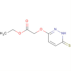 Acetic acid, [(1,6-dihydro-6-thioxo-3-pyridazinyl)oxy]-, ethyl ester