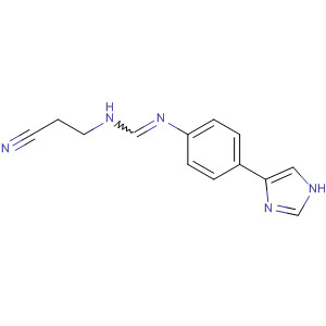 Methanimidamide, N-(2-cyanoethyl)-N'-[4-(1H-imidazol-4-yl)phenyl]-