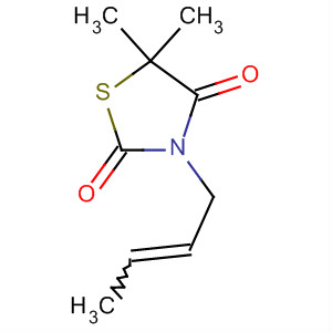 2,4-Thiazolidinedione, 3-(2-butenyl)-5,5-dimethyl-