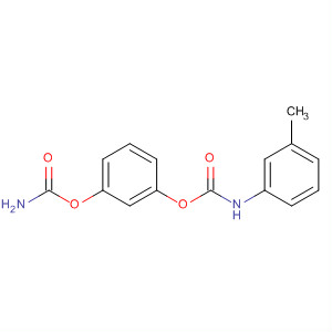 Carbamic acid, (3-methylphenyl)-, 3-[(aminocarbonyl)oxy]phenyl ester