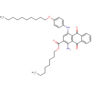 2-Anthracenecarboxylic acid,1-amino-4-[[4-(decyloxy)phenyl]amino]-9,10-dihydro-9,10-dioxo-, octylester