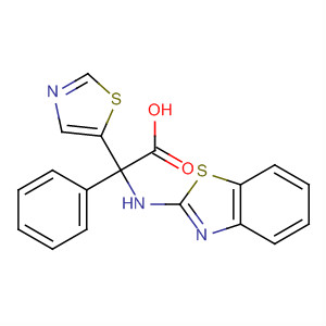 5-Thiazoleacetic acid, 2-(2-benzothiazolylamino)-4-phenyl-