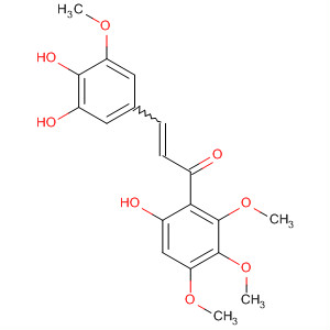 2-Propen-1-one,3-(3,4-dihydroxy-5-methoxyphenyl)-1-(6-hydroxy-2,3,4-trimethoxyphenyl)-