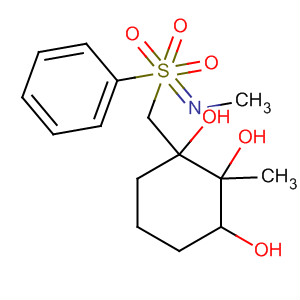 1,2,3-Cyclohexanetriol,2-methyl-1-[(N-methyl-S-phenylsulfonimidoyl)methyl]-
