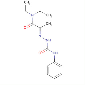 Hydrazinecarboxamide,2-[2-(diethylamino)-1-methyl-2-oxoethylidene]-N-phenyl-, (E)-