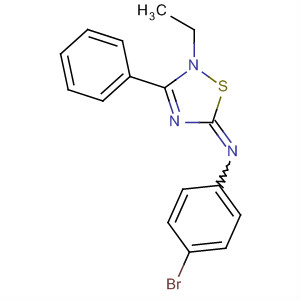 Benzenamine,4-bromo-N-(2-ethyl-3-phenyl-1,2,4-thiadiazol-5(2H)-ylidene)-