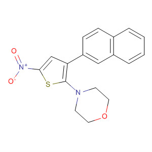Morpholine, 4-[3-(2-naphthalenyl)-5-nitro-2-thienyl]-