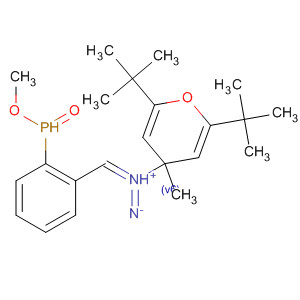 Phosphinic acid,[[2,6-bis(1,1-dimethylethyl)-4-methyl-4H-pyran-4-yl]diazomethyl]phenyl-,methyl ester