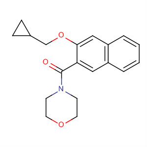 Morpholine, 4-[[3-(cyclopropylmethoxy)-2-naphthalenyl]carbonyl]-