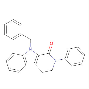 1H-Pyrido[3,4-b]indol-1-one,2,3,4,9-tetrahydro-2-phenyl-9-(phenylmethyl)-