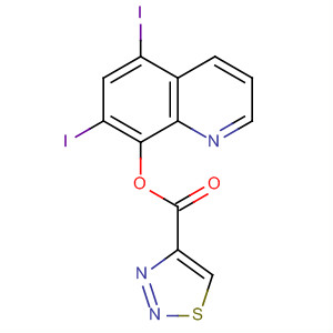 1,2,3-Thiadiazole-4-carboxylic acid, 5,7-diiodo-8-quinolinyl ester