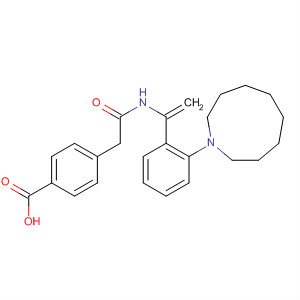 Benzoic acid,4-[2-[[1-[2-(octahydro-1H-azonin-1-yl)phenyl]ethenyl]amino]-2-oxoethyl]-
