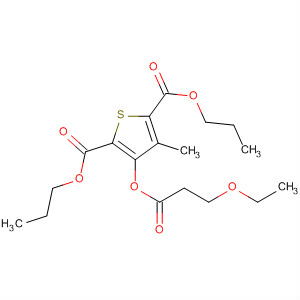 2,5-Thiophenedicarboxylic acid, 3-(3-ethoxy-1-oxopropoxy)-4-methyl-,dipropyl ester