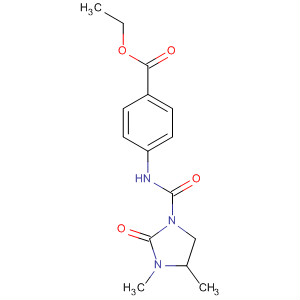 Benzoic acid, 4-[[(3,4-dimethyl-2-oxo-1-imidazolidinyl)carbonyl]amino]-,ethyl ester