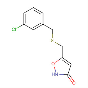 3(2H)-Isoxazolone, 5-[[[(3-chlorophenyl)methyl]thio]methyl]-