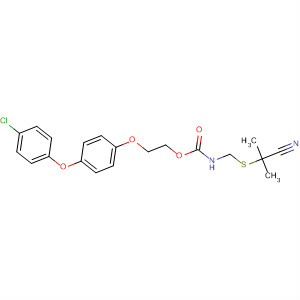 Carbamic acid, [(1-cyano-1-methylethyl)thio]methyl-,2-[4-(4-chlorophenoxy)phenoxy]ethyl ester